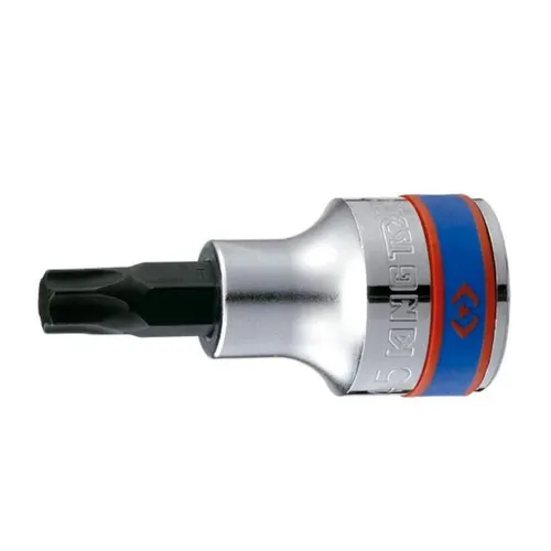 Soquete tipo torx T-45 curto - KING TONY 402345
