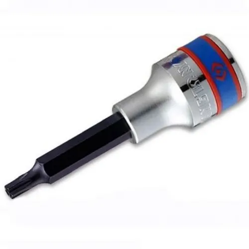 Soquete tipo torx c/guia T-45 longo - KING TONY 403745