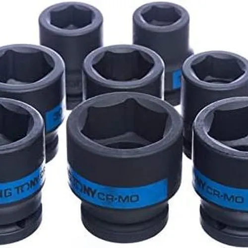 Jogo de Soquete de Impacto com Encaixe 3/4 Pol. 8 Peças - KINGTONY 6408MP10