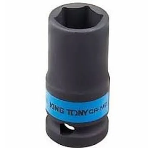 Soquete de Impacto Sextavado Longo de 50mm com Encaixe de 3/4 Pol. - KINGTONY 643550M