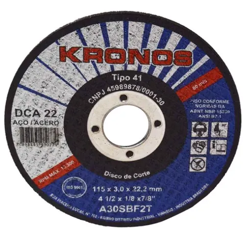 Disco de corte de ferro 2'' - KRONOS