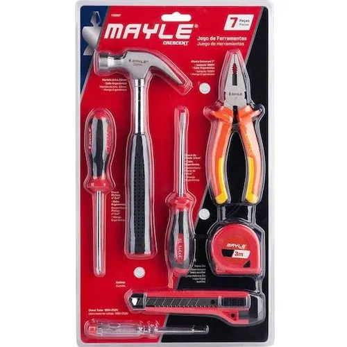 Jogo de Ferramentas 7 peças - Mayle 110007