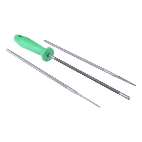 Lima redonda de motoserra 8''x3/16'' com 3 peças - NICHOLSON