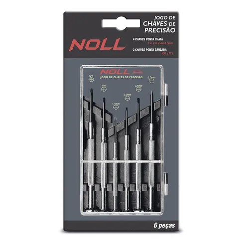 Jogo Chave De Precisão Com 6 Peças - NOLL 3710001