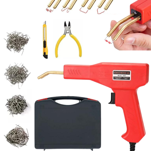 PISTOLA DE SOLDA PARA PLÁSTICO  50W 220V C/ GRAMPOS E ALICATE NOLL