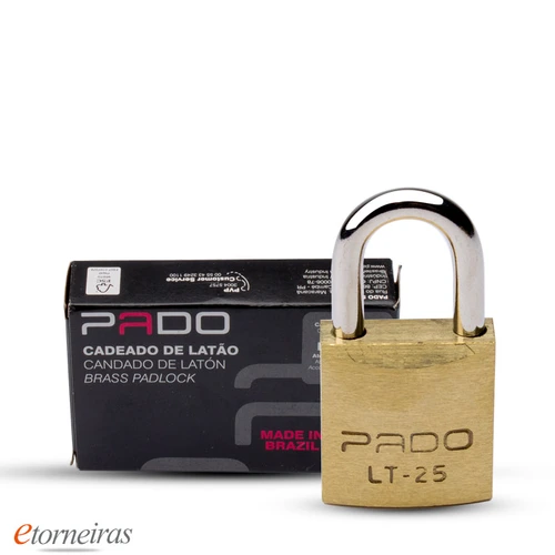 Cadeado Latão 25 mm - PADO 25MM