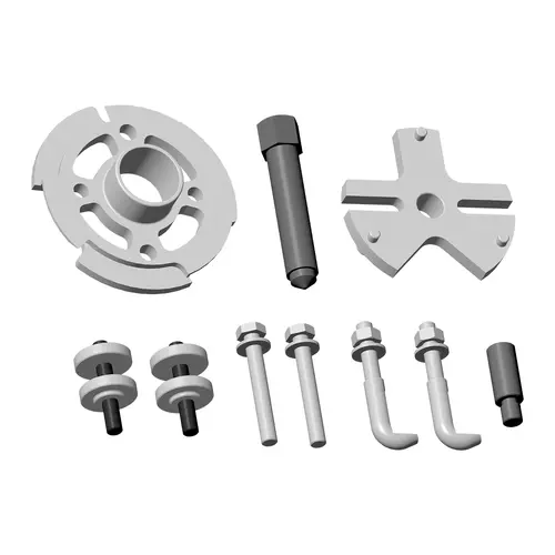 CONJUNTO FERRAMENTAS PARA EXTRAIR BOMBA DE COMBUSTIVEL DE ALTA DURATORQ PUMA 2.2 16V TURBO DIESEL TDCI 121136 RAVEN