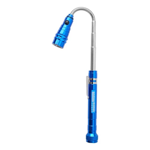 Lanterna de leds telescópica flexível com base magnética - Riosul 010269