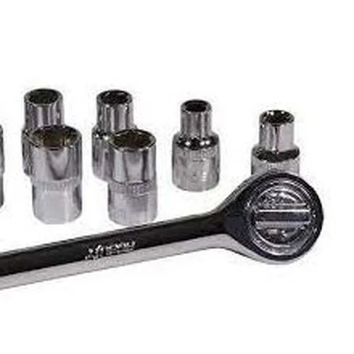 Jogo de Soquetes com Catraca 1/2 Pol 11 Peças - ROBUST D26-11B 