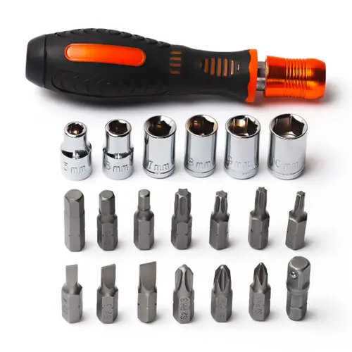 Jogo Soquete e Bits Diversos 21 Peças Ref. S49005021 - Robust