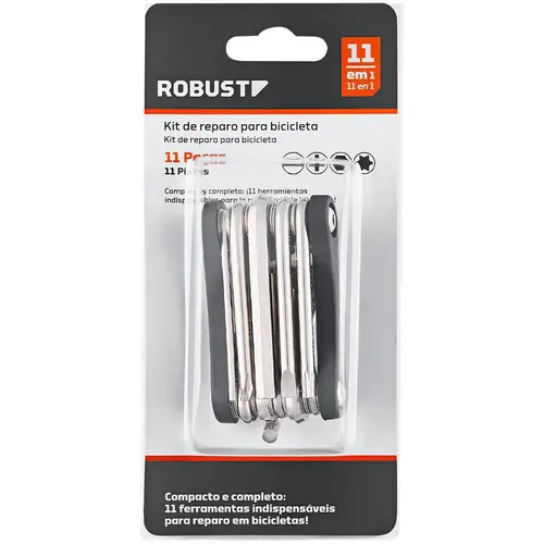 Jogo Multifuncional Para Bicicleta 11 Funções Ref. - ROBUST S99801001