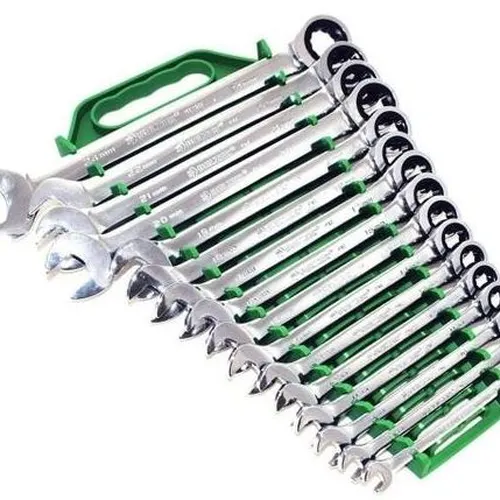 Jogo de Chave Combinada Catraca 8 a 24mm com 16 Peças - SATA ST08034L