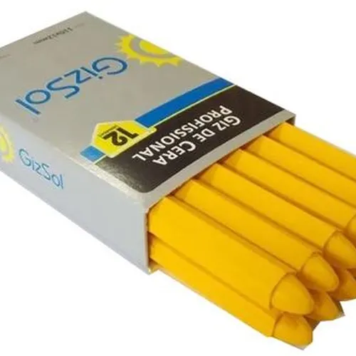 Giz de cera amarelo (1 unidade) - SOL