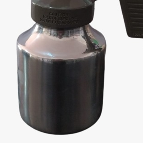 Pistola pintura ar direto 2 bicos copo metálico 900 ml BC 70 -  STEULA