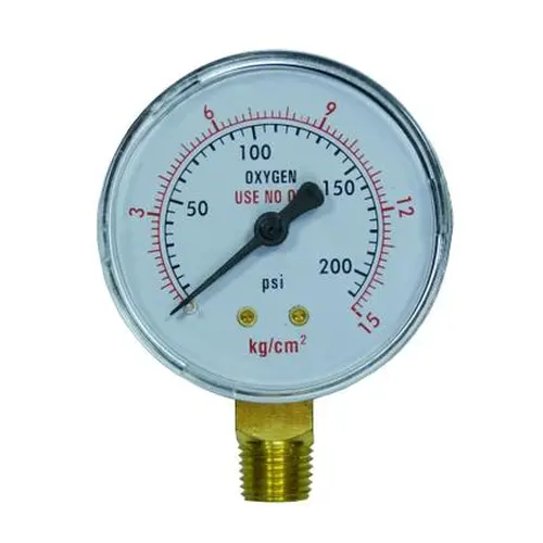 Manômetro oxigênio 200 psi V8 BRASIL 103579