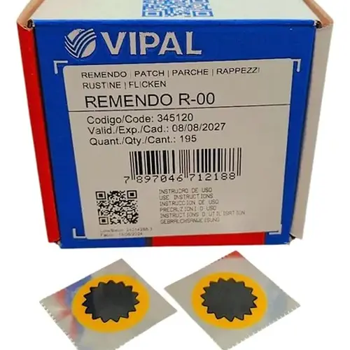 REMENDO A FRIO R-00 30mm - CAIXA C/ 195PÇ VIPAL