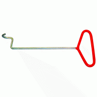 Chave Gancho para Trocar os Coxins de Borracha (tipo anel) - RAVEN-107001