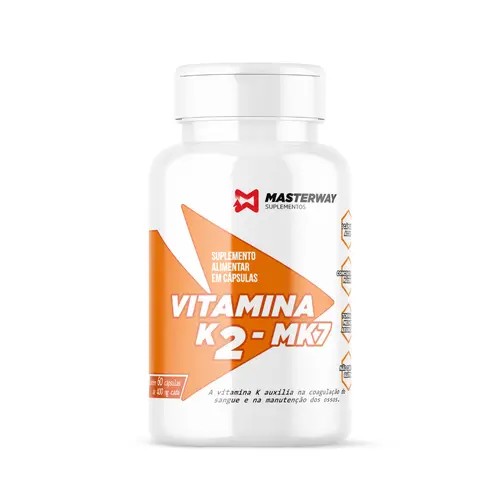 Vitamina K2 MK7 (60 caps) - Masterway Suplementos