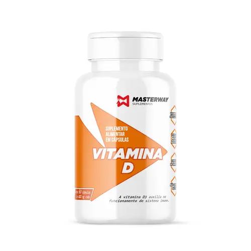 Vitamina D 2000UI (60 caps) - Masterway Suplementos