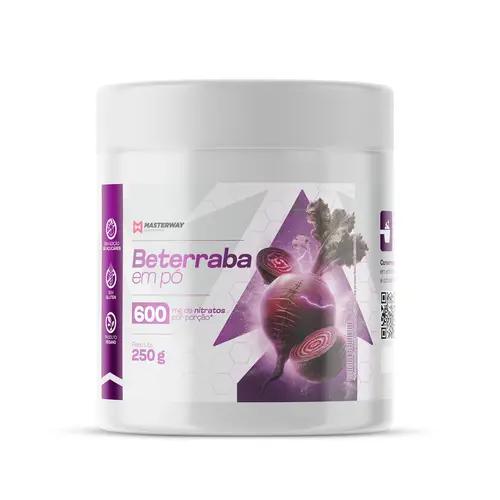Nitrato de Beterraba 600NIT (250g) - Masterway Suplementos