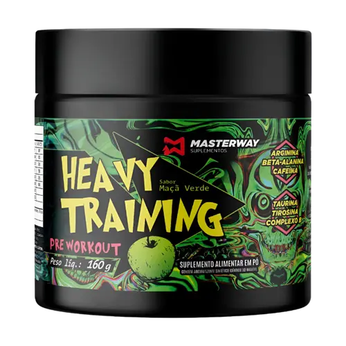 Pré-treino Heavy Training 160g - Masterway Suplementos