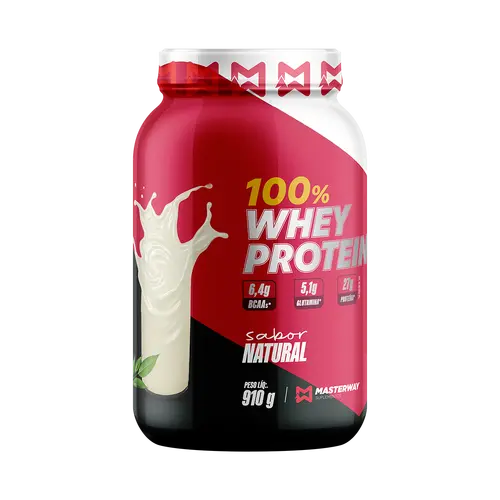 Whey Protein Concentrado Pote 910g - Masterway Suplementos