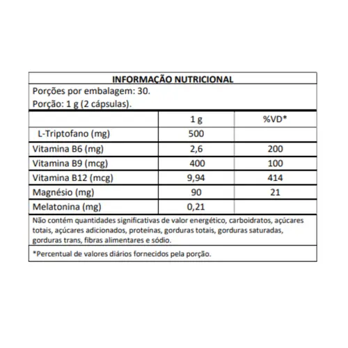 Melatonina (60 caps) - Masterway Suplementos