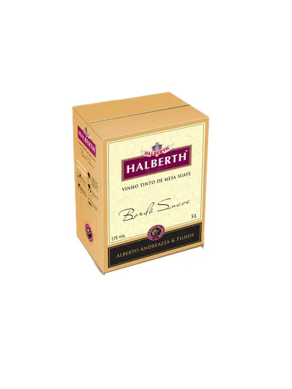 Halberth Tinto Suave - Bag 5L Vinho Nacional