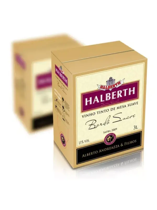 Halberth Tinto Suave - Bag 3L Vinho Nacional