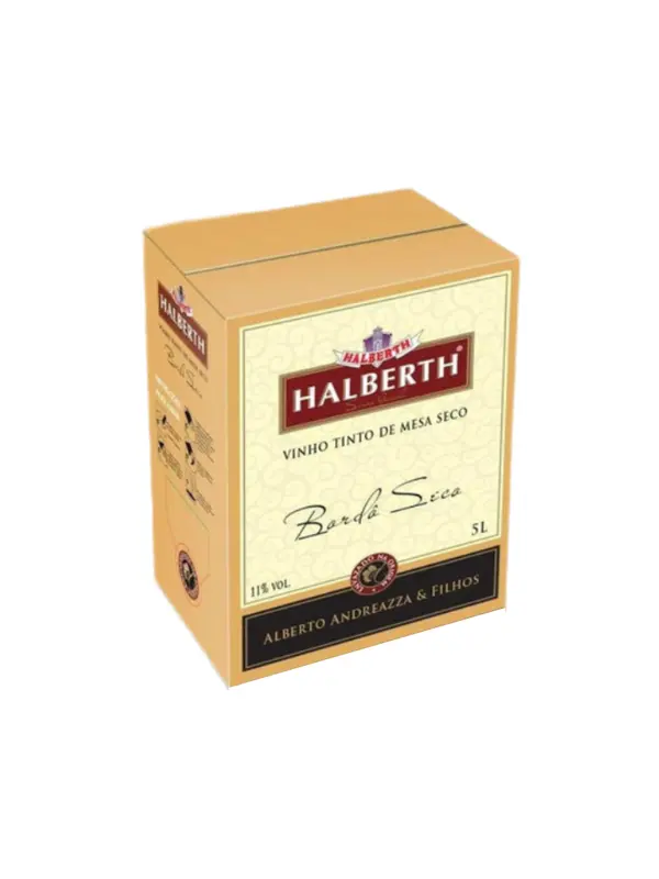 Halberth Tinto Seco - Bag 5L Vinho Nacional