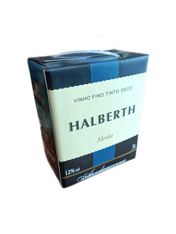 Halberth Merlot Bag 3L Vinho Nacional