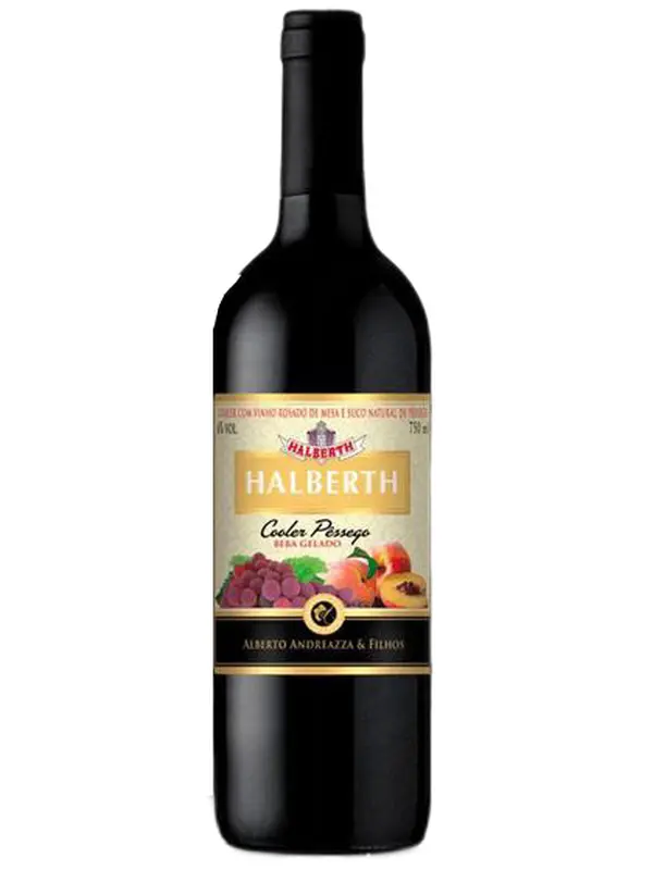 Halberth Cooler Pessego - 750ml Vinho Nacional