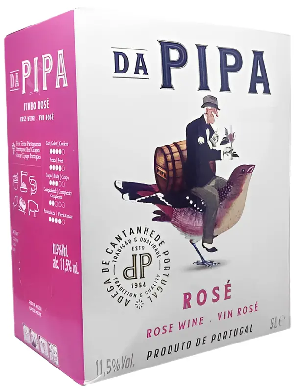 Da Pipa Bag Rose - 5L Vinho Portugues