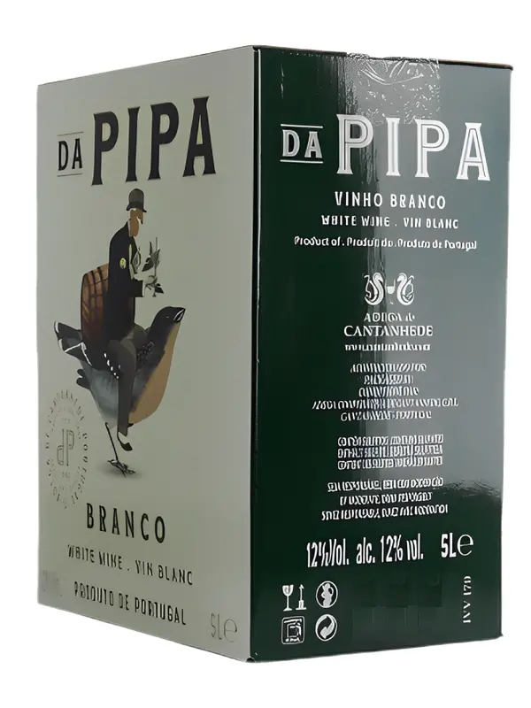 Da Pipa Bag Branco - 5L Vinho Portugues
